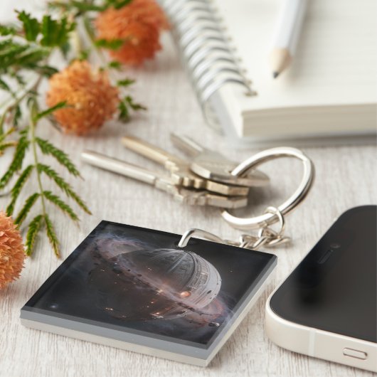 Stellar Path – Journey Through the Universe Sleutelhanger (Voorkant Rechts)