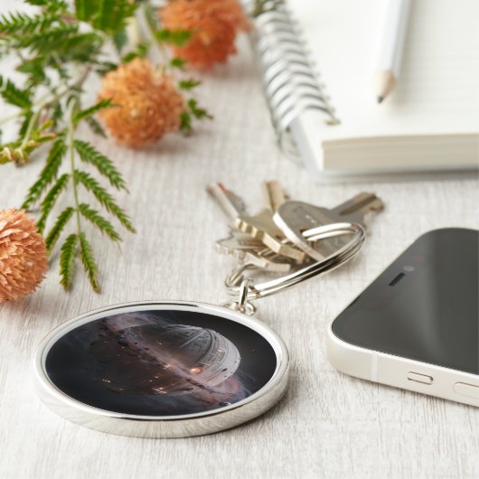 Stellar Path – Journey Through the Universe Sleutelhanger (Zijkant)