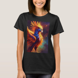 "Stellar Rebirth: Cosmic Phoenix T-shirt" T-shirt