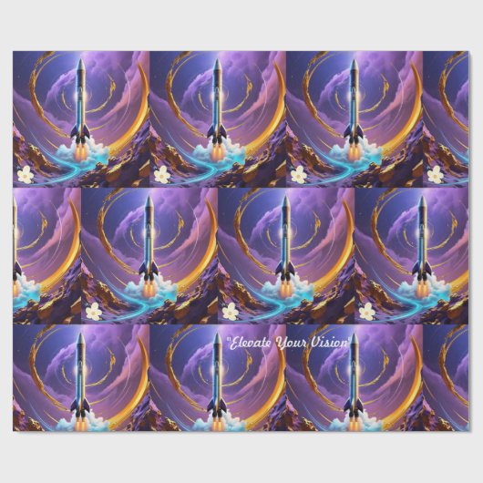 "Stellar Rise" Cadeaupapier (Vlak)