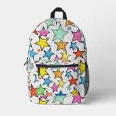 Stellar Scatter: Rainbow Starburst Rugzak (Voorkant)