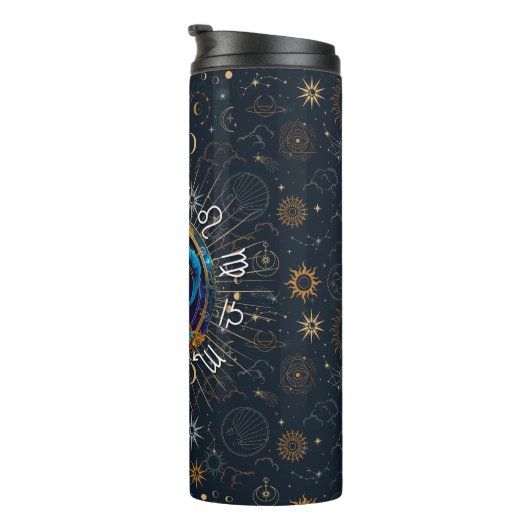 Stellar Sipper - Steenbok Zodiac Thermosbeker (Geroteerd rechts)