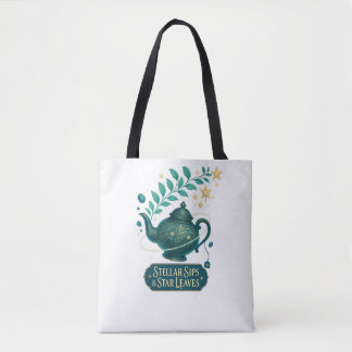 Stellar Sips & Star Leaves Canvas tas