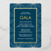 Stellar Skies Gala Folie Invitation Folie Uitnodiging (Voorkant)