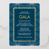 Stellar Skies Gala Folie Invitation Uitnodiging (Voorkant)