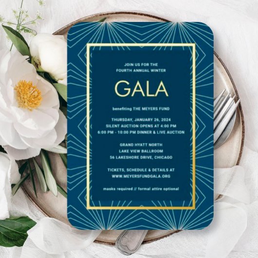 Stellar Skies Gala Folie Invitation Uitnodiging