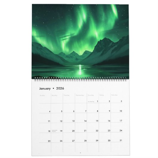 Stellar Skies Kalender (Jan 2026)