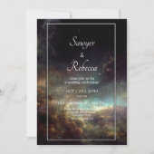 Stellar Sky Wedding Uitnodiging (Voorkant)