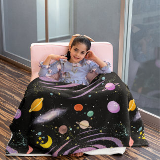 Stellar Slumber Galactische Dromen Fleece Deken