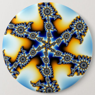 Stellar Snowflake Buttonnen Ronde Button 6,0 Cm