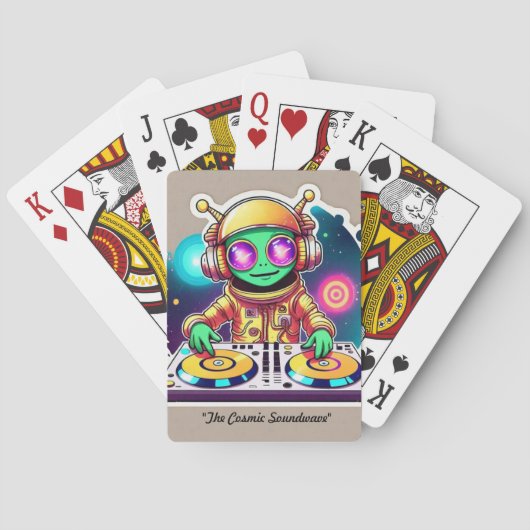 "Stellar Sound Explosion" Pokerkaarten (Achterkant)