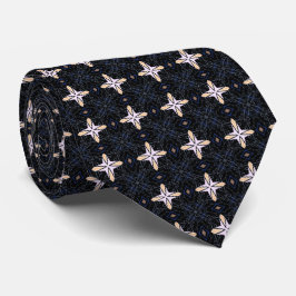 Stellar Stars Black Neck Tie Stropdas