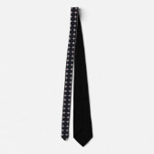 Stellar Stars Black Neck Tie Stropdas (Achterkant)