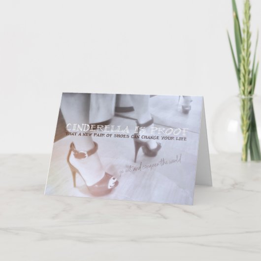 STELLAR STILETTOS-Wenskaart Bedankkaart (Voorkant)