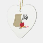 Stellar Student Keramisch Ornament (Links)