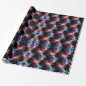 Stellar Symphony Galactic Nebulas Patroon Cadeaupapier (Uitgerold)