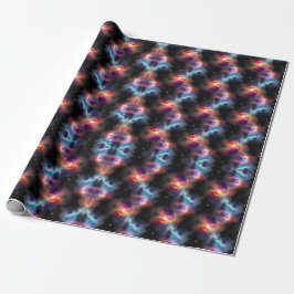 Stellar Symphony Galactic Nebulas Patroon Cadeaupapier