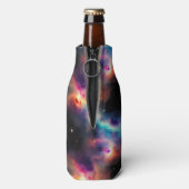 Stellar Symphony Galactic Nebulas Patroon Flesjeskoeler (Fles Achterkant)