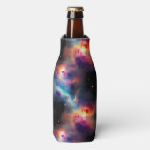 Stellar Symphony Galactic Nebulas Patroon Flesjeskoeler (Fles Voorkant)