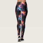 Stellar Symphony Galactic Nebulas Patroon Leggings (Achterkant)