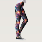 Stellar Symphony Galactic Nebulas Patroon Leggings (Rechts)