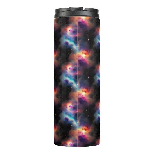 Stellar Symphony Galactic Nebulas Patroon Thermosbeker (Achterkant)