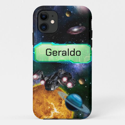 Stellar Technological Sci-Fi Adventure Case-Mate iPhone Case (Achterkant)