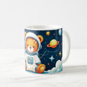 Stellar Teddy Ruimte Avontuur Koffiemok (Voorkant rechts)