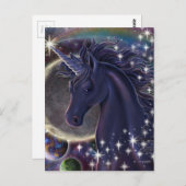 Stellar Unicorn Briefkaart (Voorkant / Achterkant)