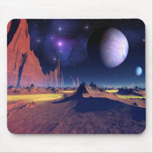 Stellar vista - Fantasy space art mousepad Muismat