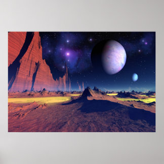 Stellar vista - poster voor ruimtevaart