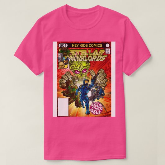 Stellar Warlords beroemd gemaakt door Marc Allie T-shirt (Design voorkant)