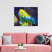 Stellar Wave (acrylverf) Canvas Afdruk (Insitu (Woonkamer))