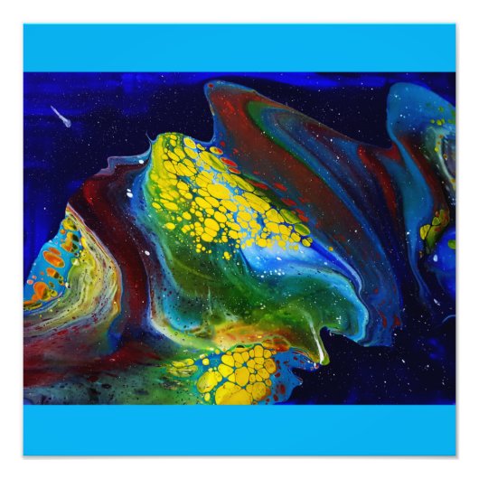 Stellar Wave (acrylverf) Foto Afdruk (Voorkant)