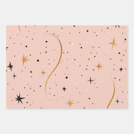 Stellar Wrap – cadeaupapier met sterdetails (Voorkant 2)