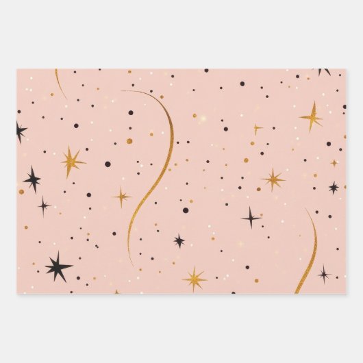 Stellar Wrap – cadeaupapier met sterdetails (Voorkant)