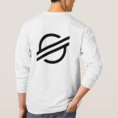 Stellar XLM Crypto T-Shirt Wit (Achterkant)