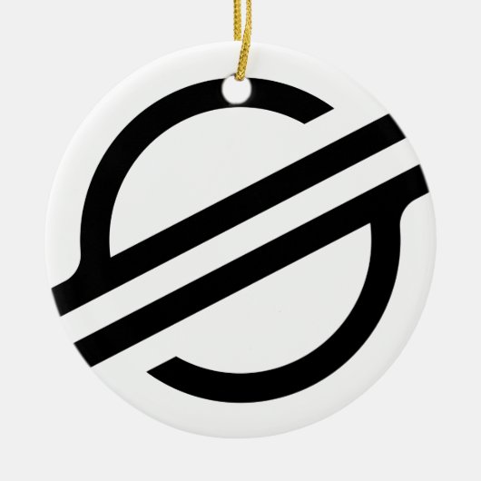 Stellar XLM-kerstversiering Keramisch Ornament (Voorkant)