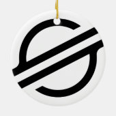 Stellar XLM-kerstversiering Keramisch Ornament (Achterkant)