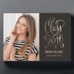 "Stellar Year EDITABBLE Afstuderen Plaque" Fotoplaat<br><div class="desc">Ik wil u herinneren aan deze speciale mijlpaal in uw afstudeerder. De achtergrondkleur kan online worden aangepast!</div>