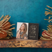 "Stellar Year EDITABBLE Afstuderen Plaque" Fotoplaat (Zijkant)