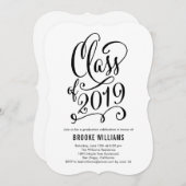 "Stellar Year EDITABLE COLOR Afstuderen Invitation Kaart (Voorkant / Achterkant)