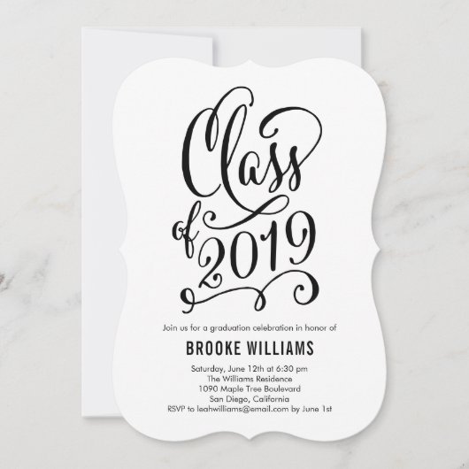 "Stellar Year EDITABLE COLOR Afstuderen Invitation Kaart (Voorkant)
