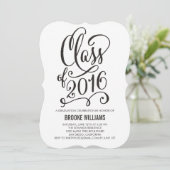 "Stellar Year EDITABLE COLOR Afstuderen Invitation Kaart (Staand voorkant)