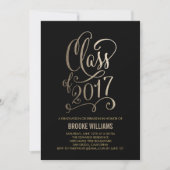 "Stellar Year EDITABLE COLOR Afstuderen Invitation Kaart (Voorkant)