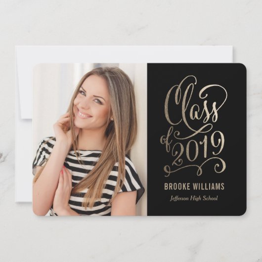 Stellar Year EDITABLE COLOR-Afstuderen Kaart (Voorkant)