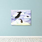 Stellar Zee Eagle Island Canvas Print (Insitu (Houten vloer))