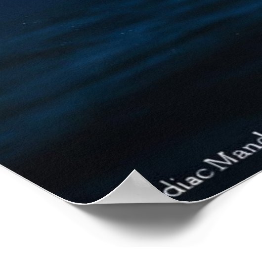 Stellar Zodiac Constellation Mandala - Sterrenmuur Poster (Hoek)