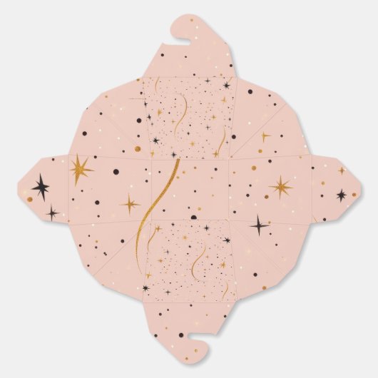 StellarBox – Cadeaudoos met Sterrenontwerp Bedankdoosjes (Ongevouwen)