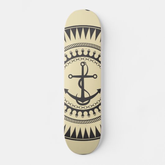 StellaRoot Anchor Down Cream Skateboard (Voorkant)